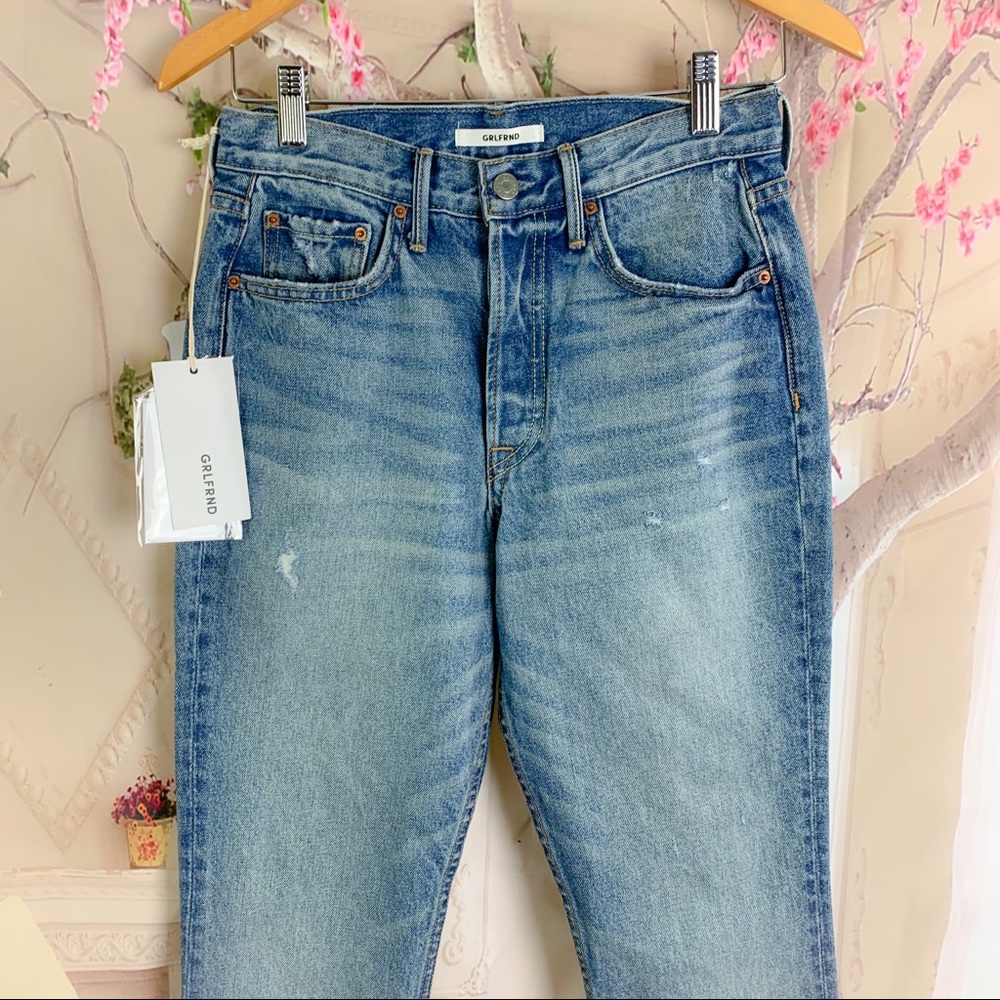 NEW Grfrnd Karolina High Rise Skinny Raw hem in Last Dance - Picture 3 of 10
